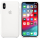 Etui Silicone Case do iPhone XS biale - 449538 - zdjęcie
